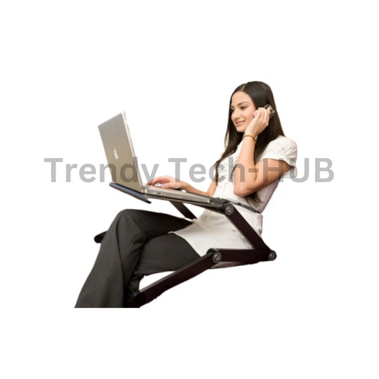 Aluminium Laptop Table Stand with Cooling Pad